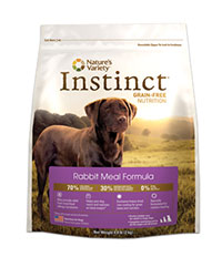Nature's Variety Instinct Grain Free Rabbit Meal Dog Food Review