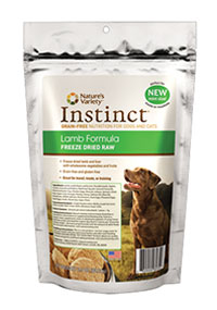 Nature's Variety Instinct Freeze Dried Raw Lamb Dog Food Review