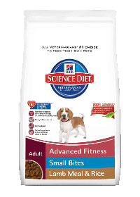 Hill's Science Diet Adult Advanced Fitness Small Bites Lamb Meal & Rice Dog Food Review
