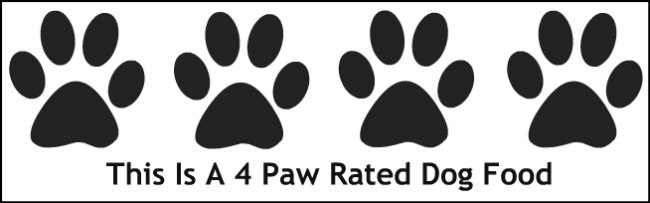 4 Paw Rated Dog Food